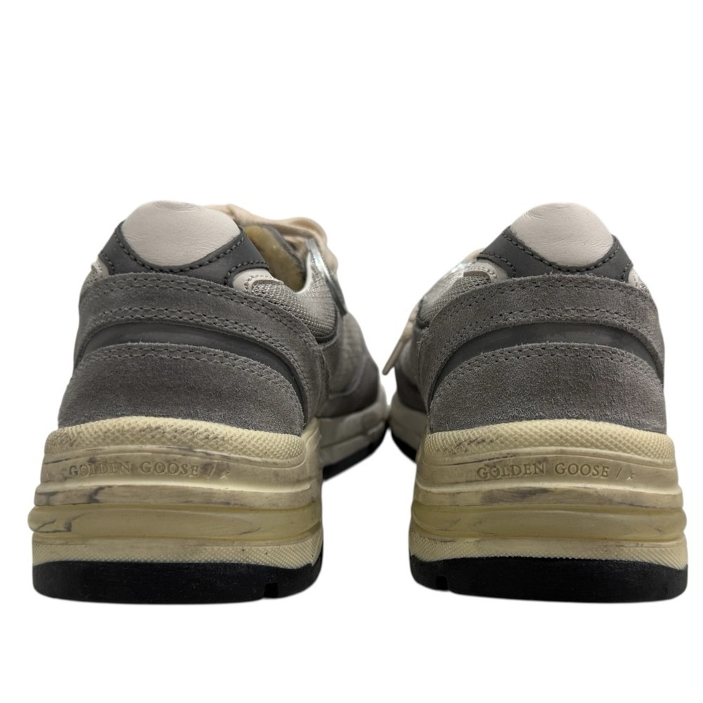 Golden Goose Women's Running Dad-Star Sneaker Suede Silver Mesh BNIB - Picture 5 of 14